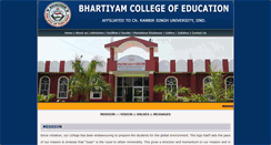 Desktop Screenshot of bhartiyamcoedu.com