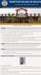Mobile Screenshot of bhartiyamcoedu.com